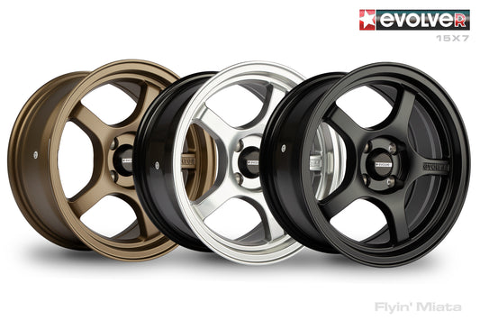 Evolver 15x7 flow formed wheel