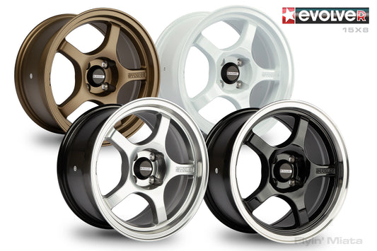 Evolver 15x8 flow formed wheel
