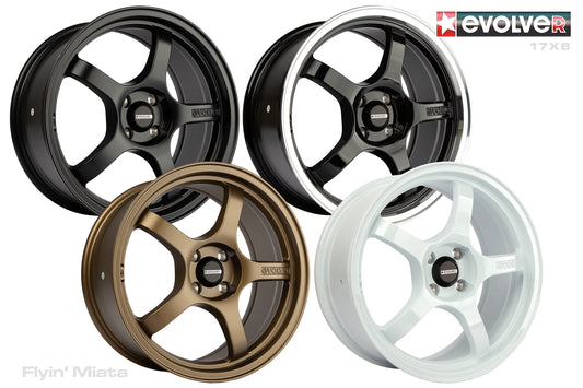 Evolver 17x8 flow formed wheel for ND