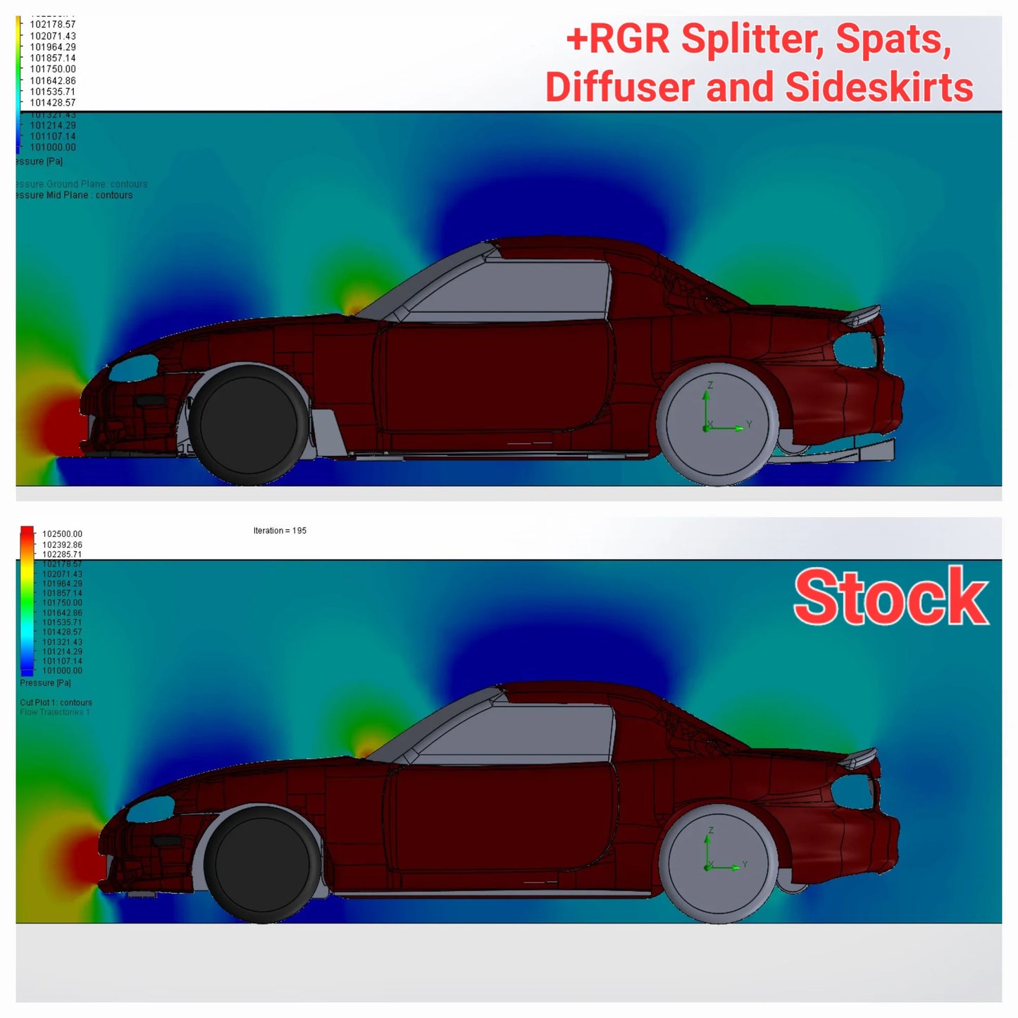 RGR Engineering rear diffuser for NB