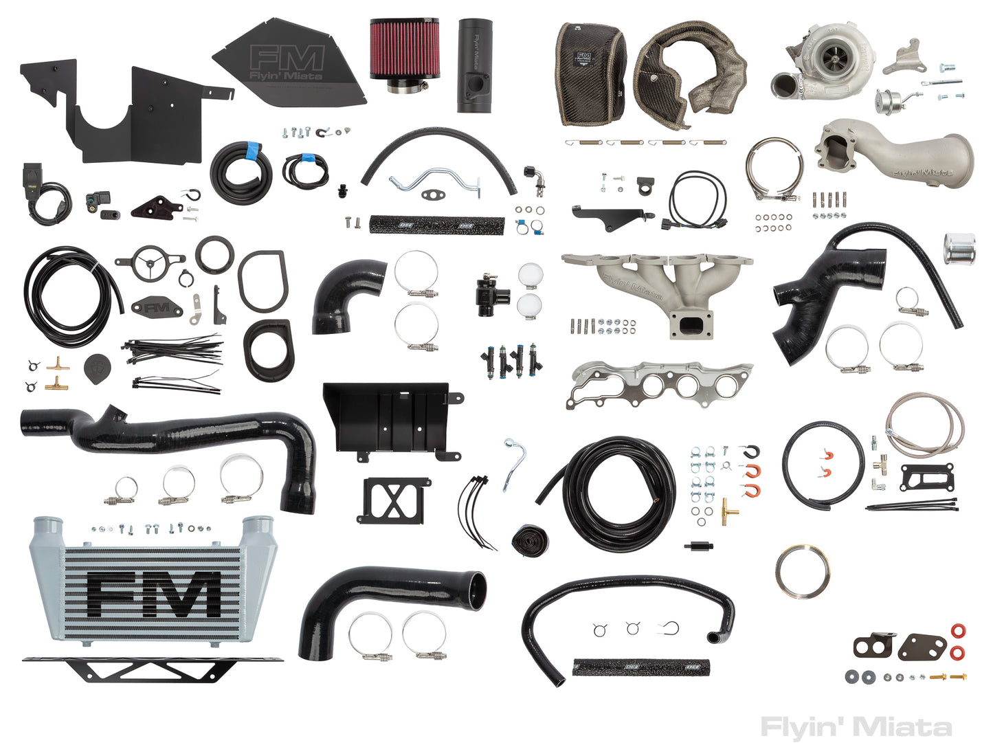 Flyin' Miata Stage 1 turbo system for 2006-15 Miatas