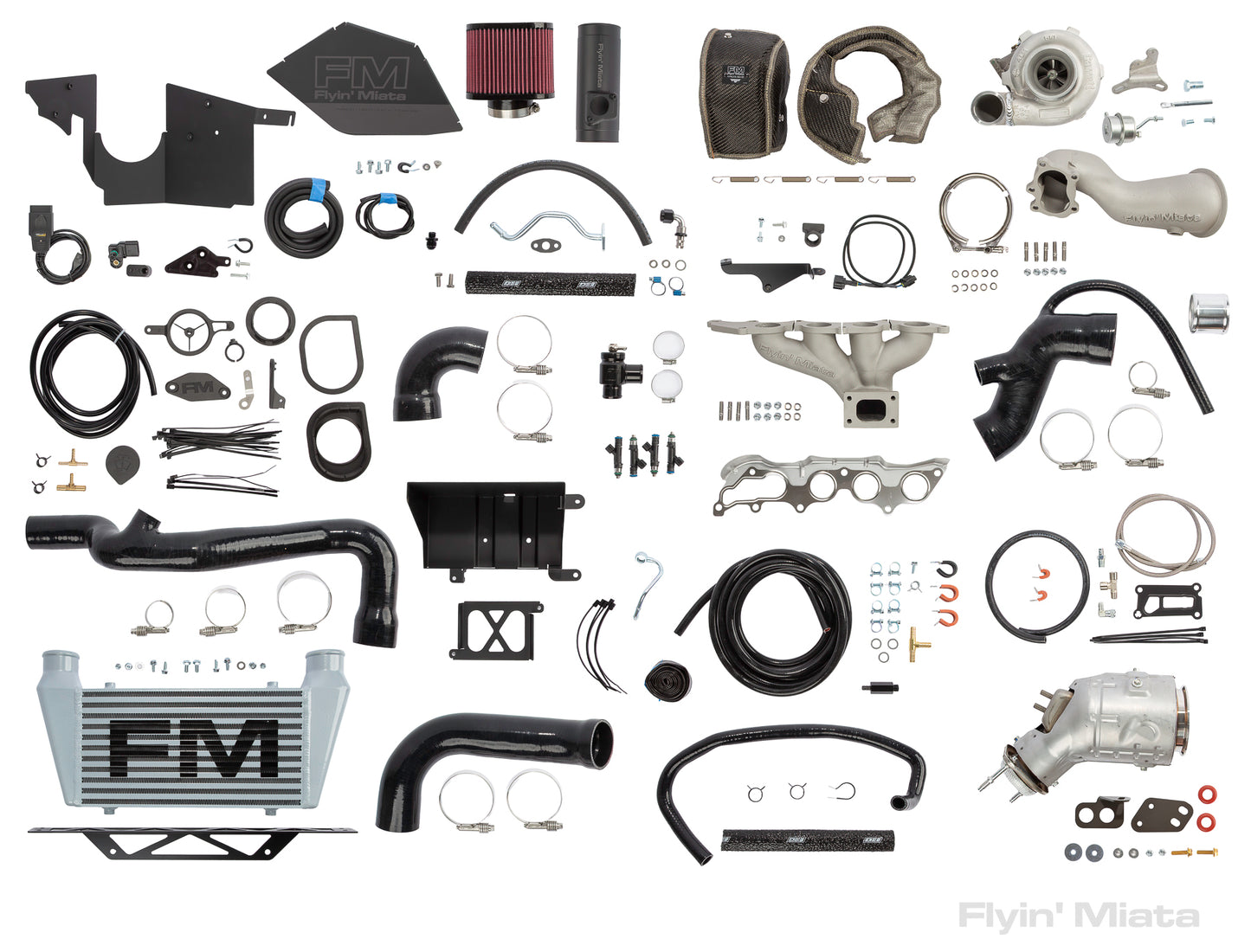 Flyin' Miata Stage 1 turbo system for 2006-15 Miatas
