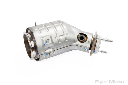 Complete downpipe with new cat for FM NC turbo kit