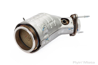 Complete downpipe with new cat for FM NC turbo kit