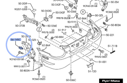 Fender liner retainer