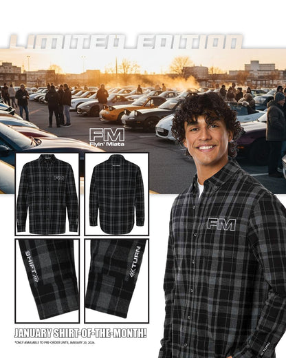 Flyin' Miata driver's flannel - preorder