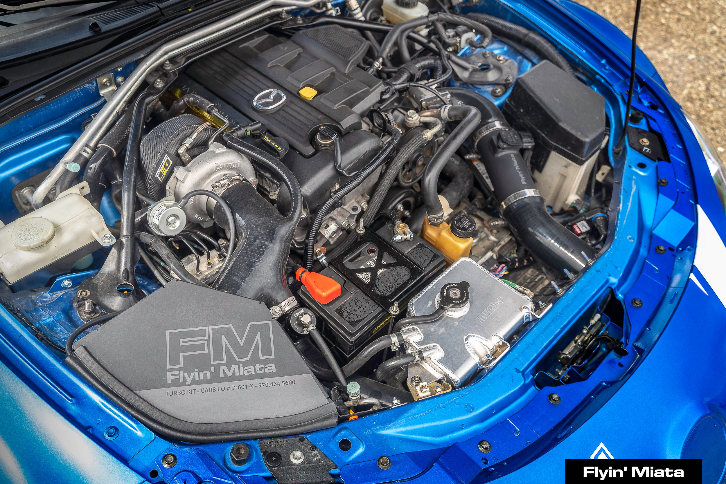 Flyin' Miata Stage 1 turbo system for 2006-15 Miatas