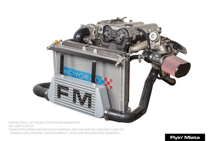 Flyin Miata Stage 1 turbo system for 1996-97 Miatas