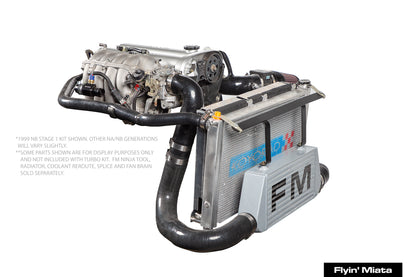 Flyin Miata Stage 1 turbo system for 1996-97 Miatas