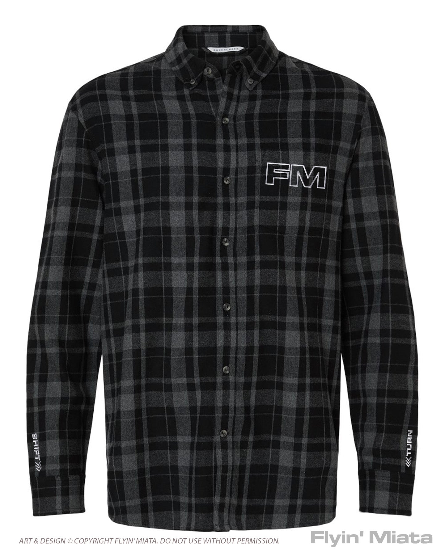 Flyin' Miata driver's flannel - preorder