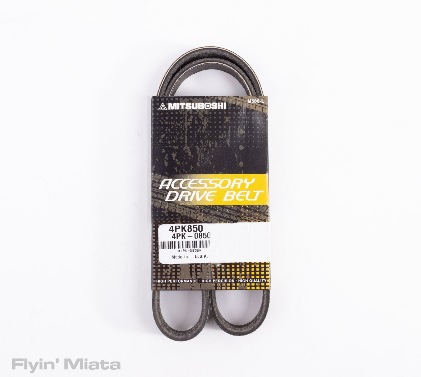 Gates Power Steering Or A/C Belt For Mazda MX-5 MX5 – OEM 4PK850 Multi-Rib Serpentine
