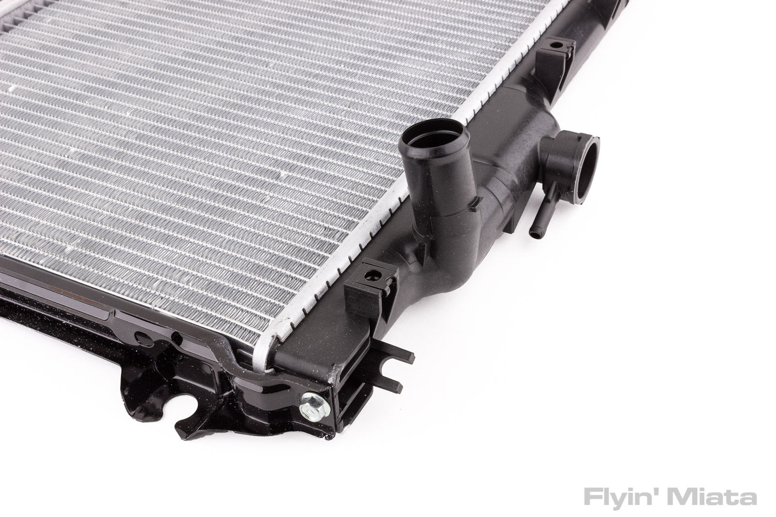 Miata Radiator Stock Stock replacement radiator with extra capacity. – Flyin' Miata
