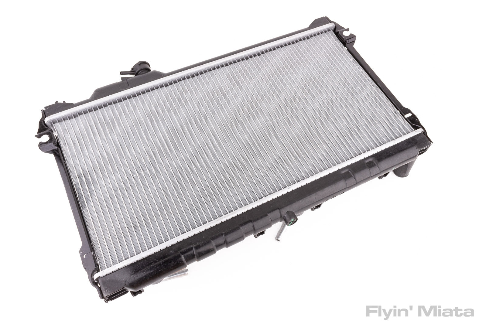 Stock replacement radiator with extra capacity. – Flyin' Miata