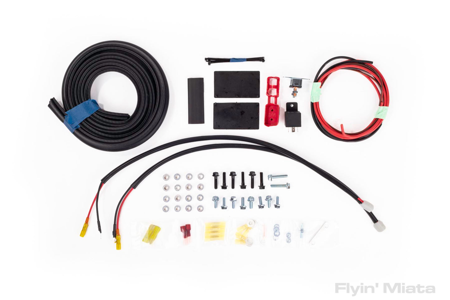 Stage 1 Flyin Miata airflow kit for upright radiator (NA6)