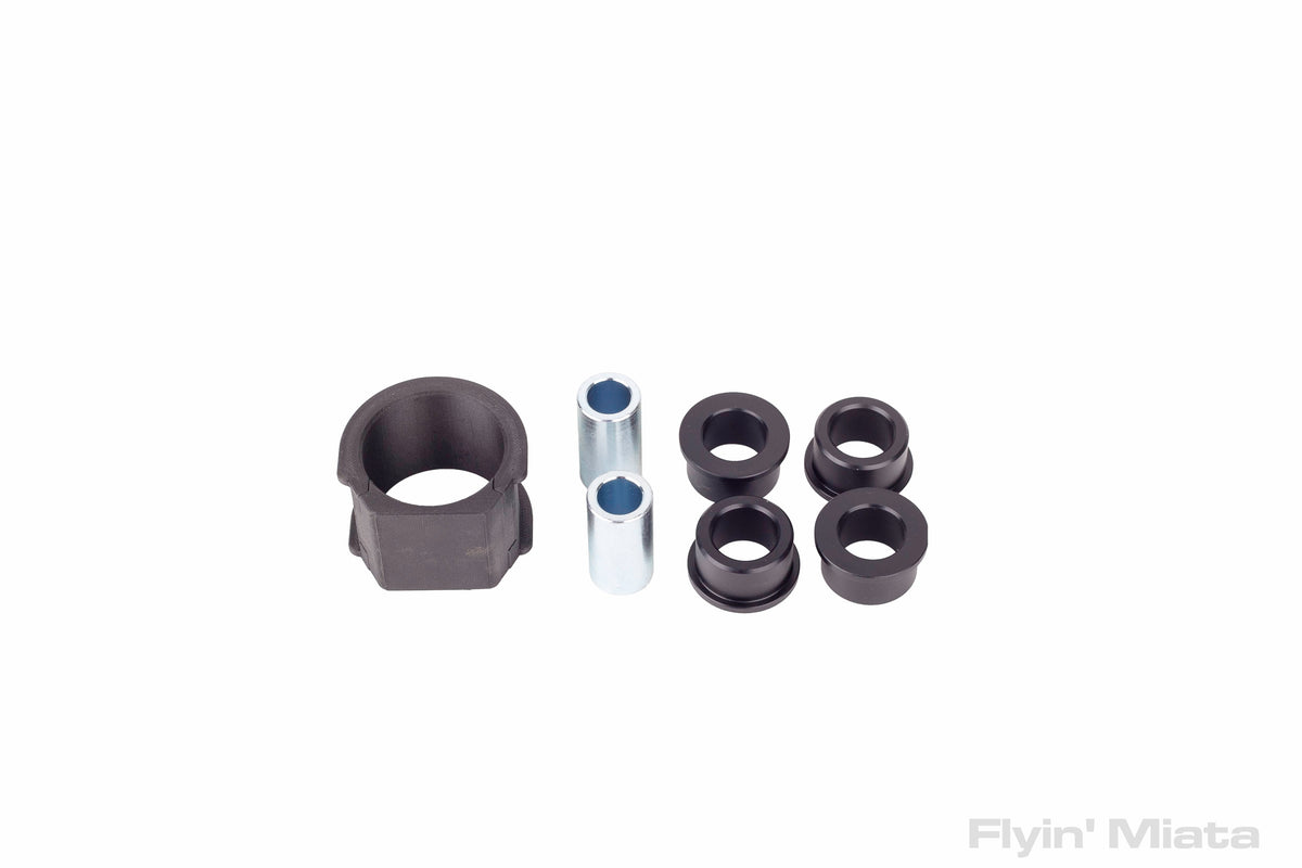Flyin' Miata steering rack bushing upgrade kit, NB