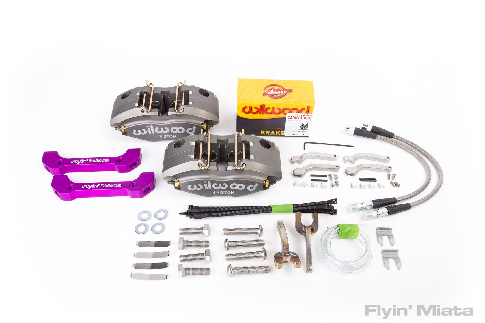 Only Flyin' Miata can put four piston calipers on the back of your Miata.