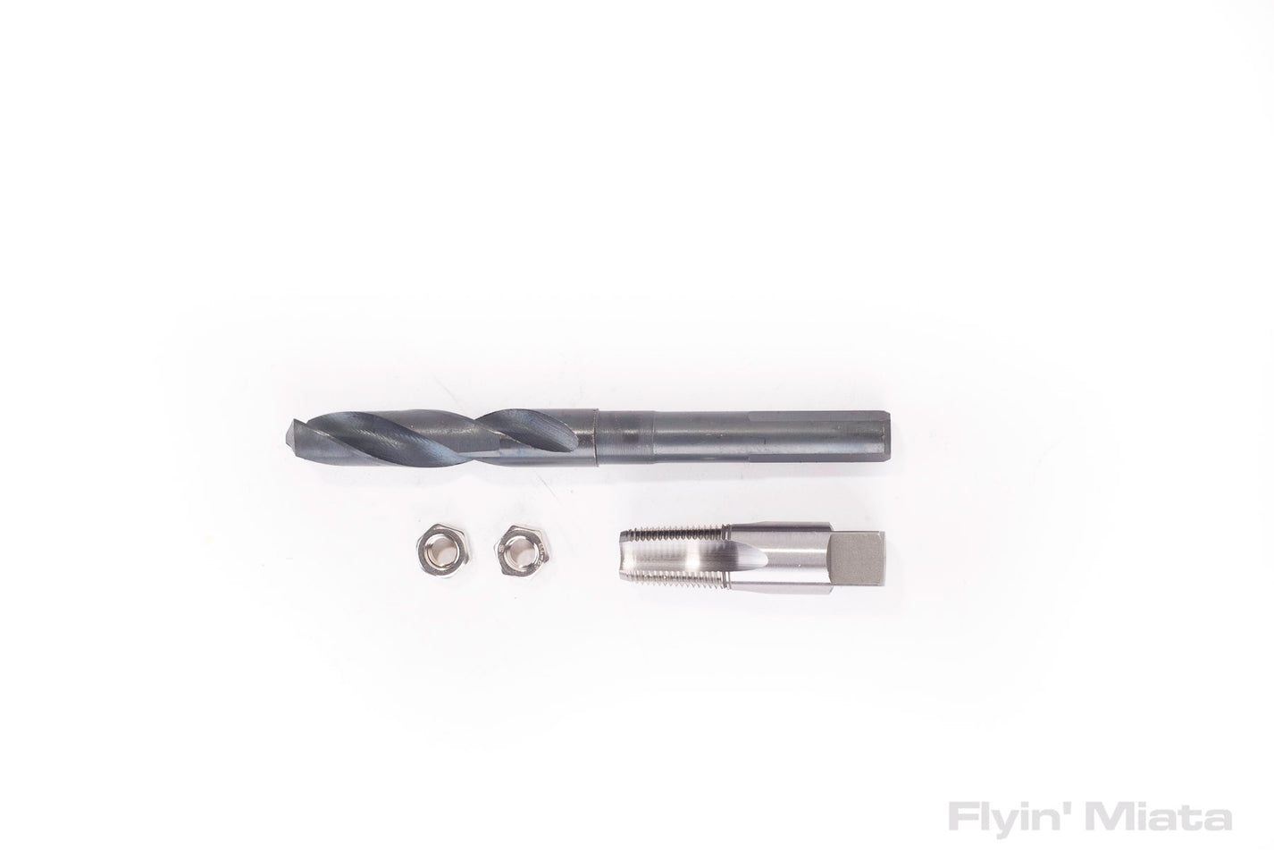 The right size bit and tap for a quality 3/8 NPT fitting. Used for a