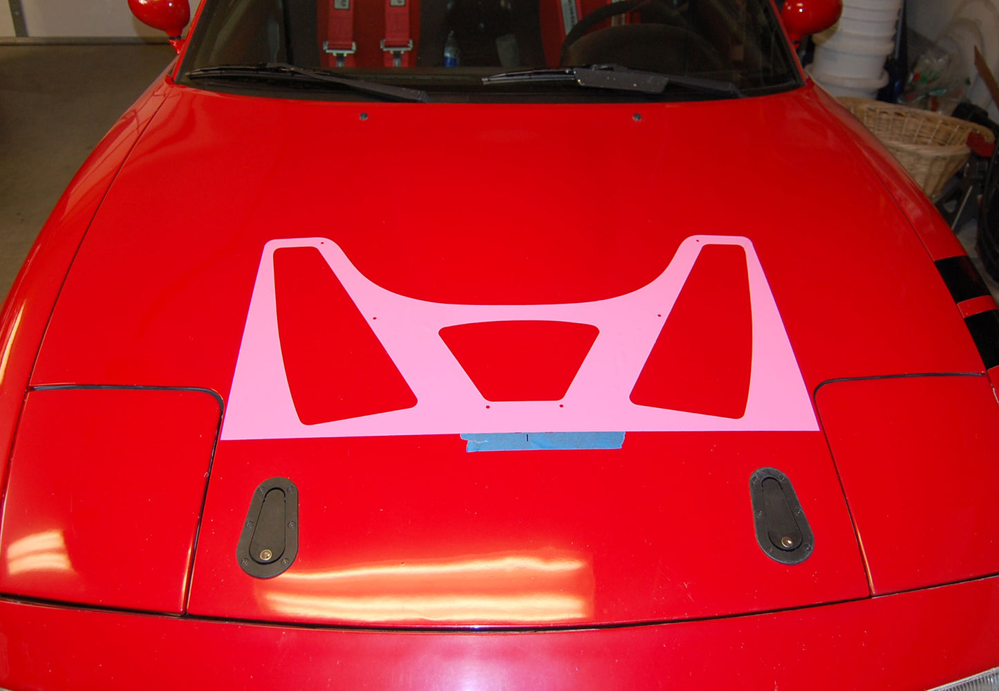 Singular Motorsports hood louvers for NA