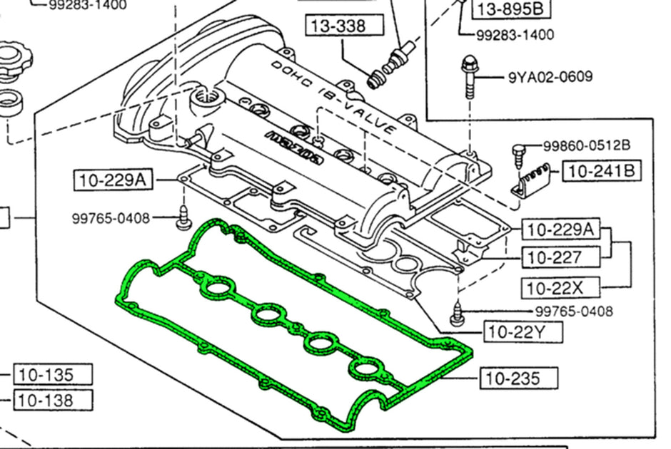 NA (1990-97) : Powertrain : Engine internals – Flyin' Miata