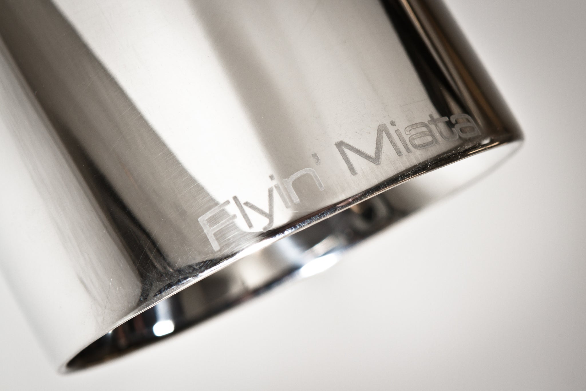 Single tip exhaust with a nice mellow tone. – Flyin' Miata