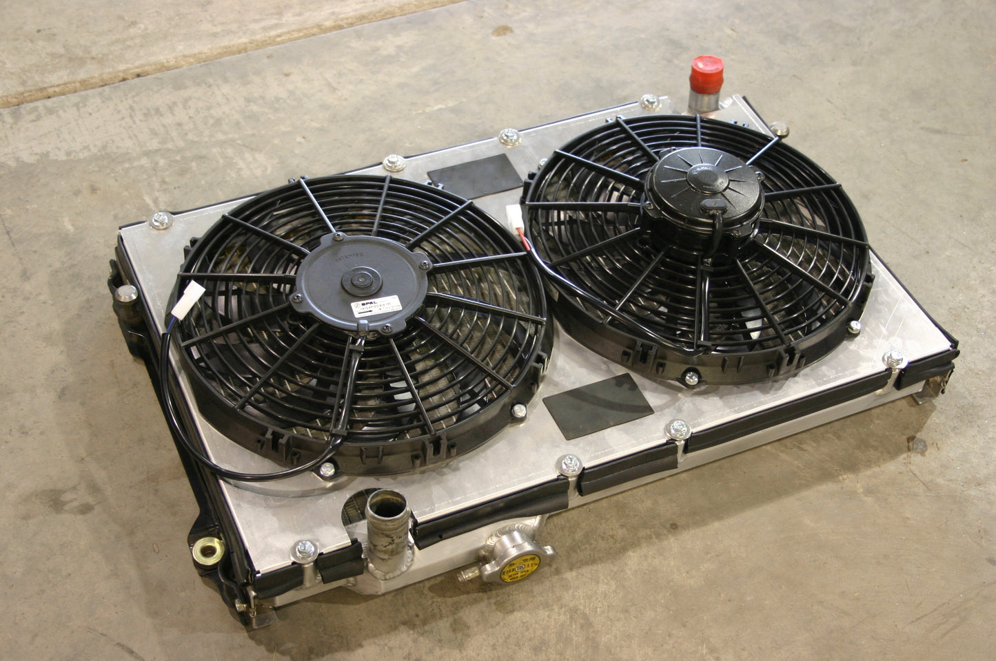 Stage 1 Flyin Miata airflow kit for upright radiator (NB)