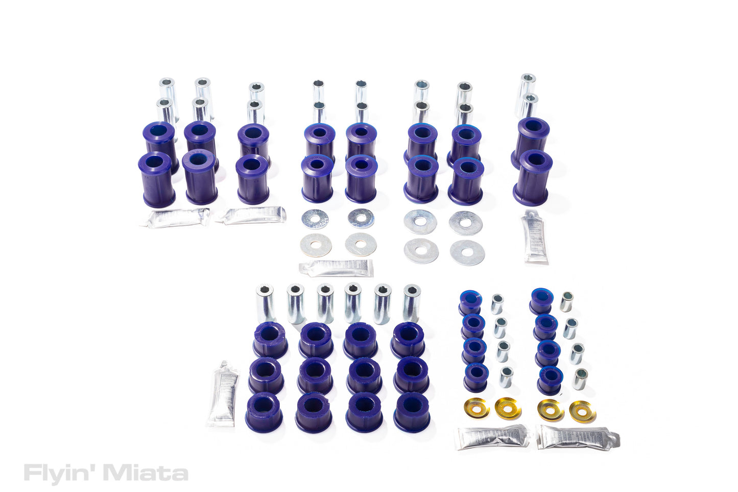 Complete polyurethane bushing kit for NA and NB