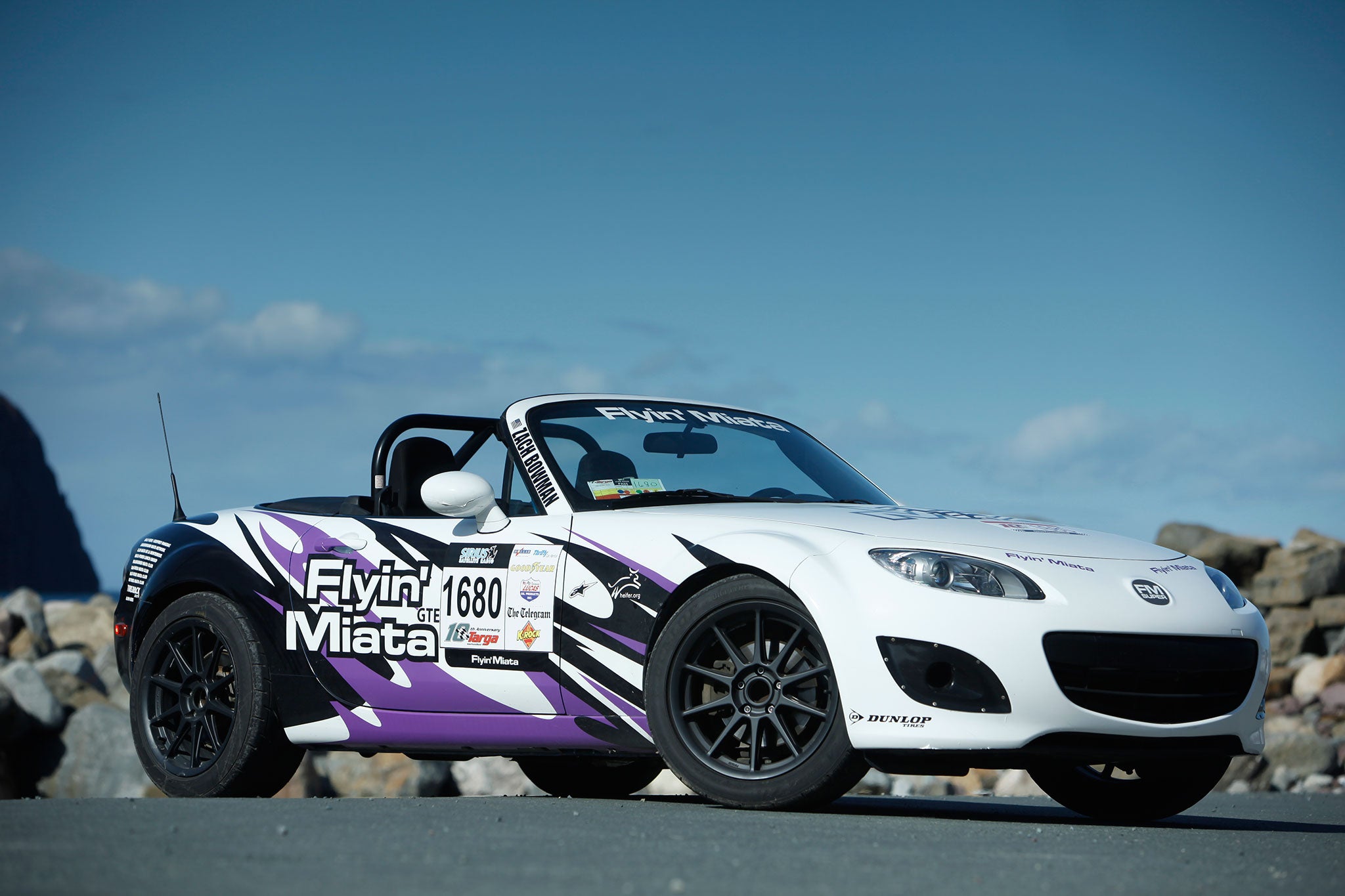 Great handling without a killer ride. Flyin' Miata