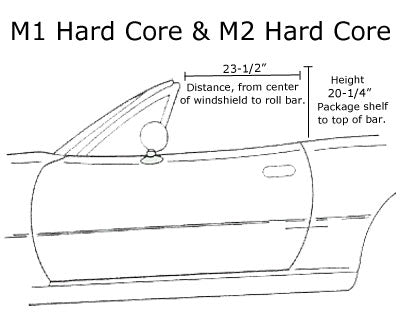 M1 Hard Dog Hard Core roll bar